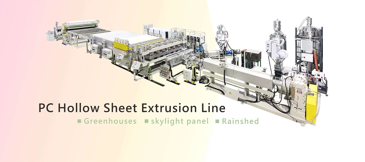 PC Hollow Profile Sheet Extrusion Line