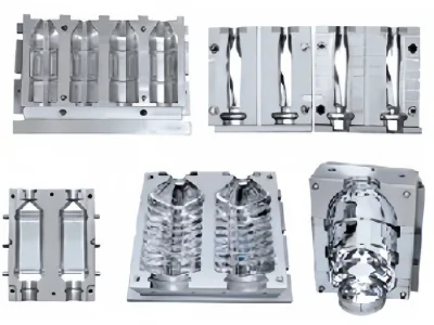 PET bottle and can stretch blow moulds