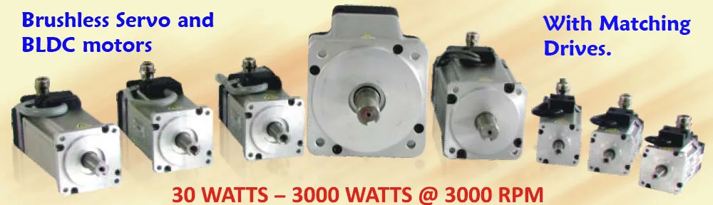 Brushless DC and AC Servo Motors