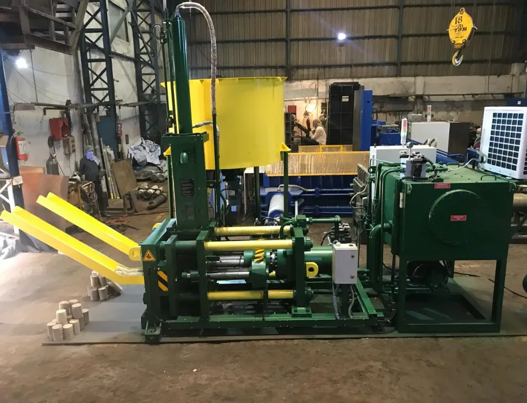 Horizontal Hydraulic Biomass Briquetting Machine