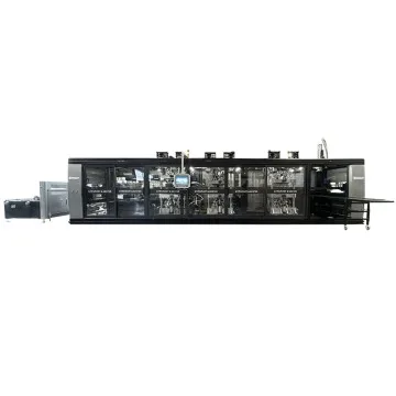 Four Stations Large PP Plastic Thermoforming Machine HEY02