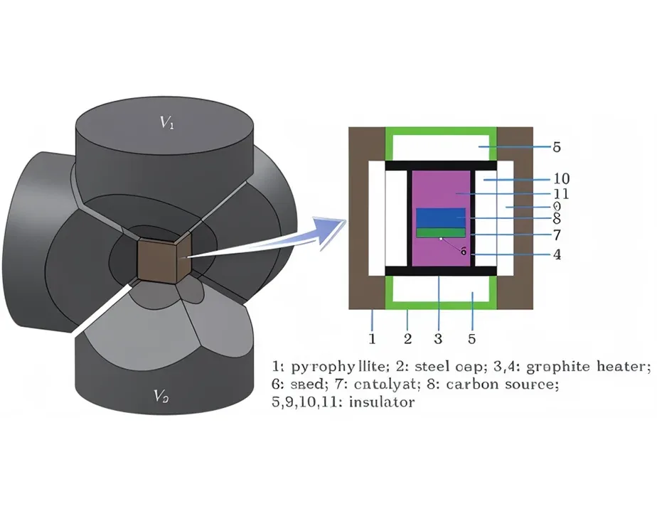 T.C. Anvil for Synthetic Diamonds