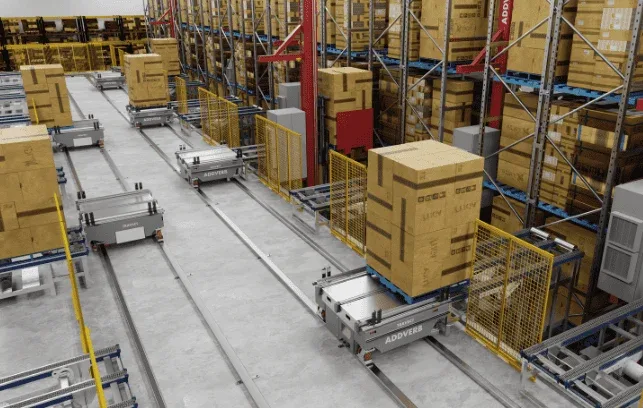 Rail Guided Vehicle (Travect) and Conveyors