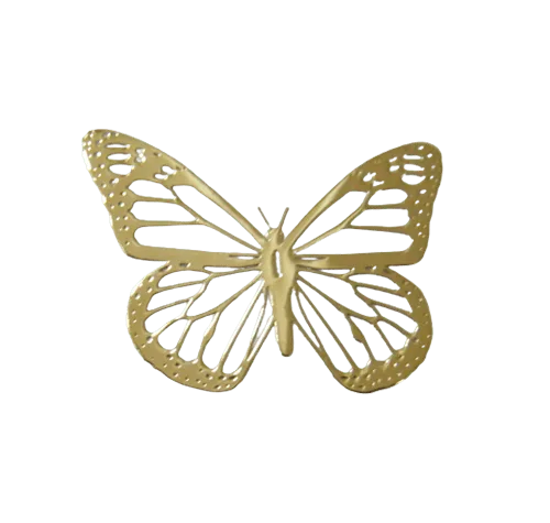 Embossed Raised Metal Stickers