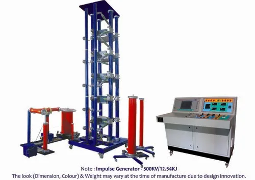 300 kV 5 kJ High Voltage Impulse Test Set-Up