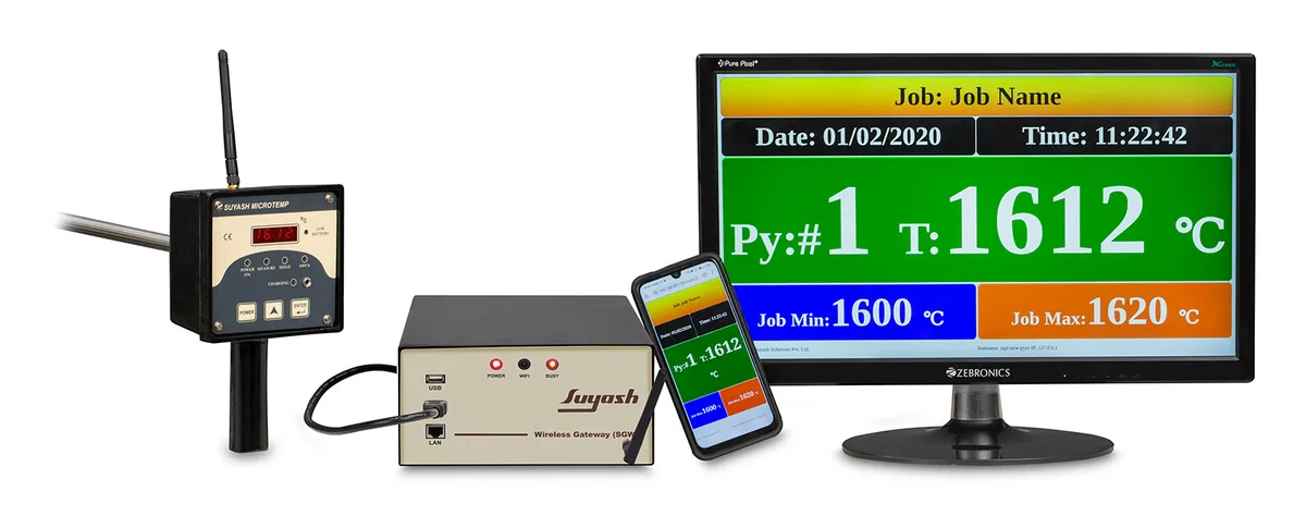 Portable Temperature Indicator (with wireless remote display)