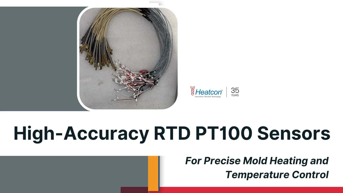 RTD PT100 Sensors for Mould Heating