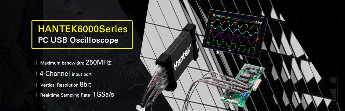 HANTEK6000BC PC USB Oscilloscope