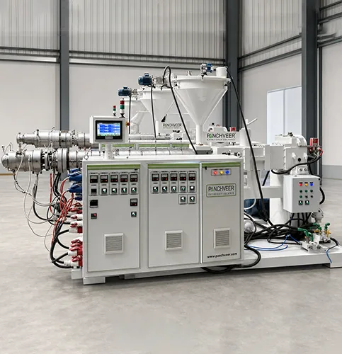 Twin Screw PVC Pipe Extrusion