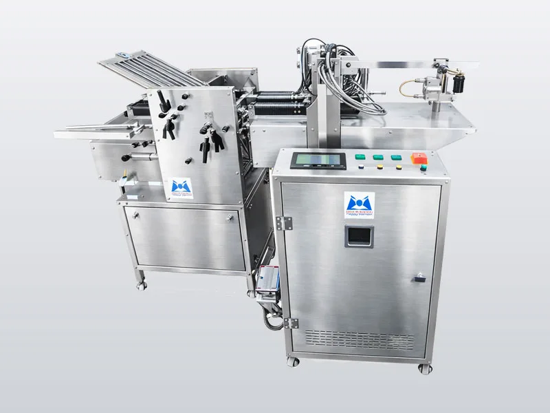 High Speed Pile Feed Package Insert Pharma Leaflet Paper Folding Machine