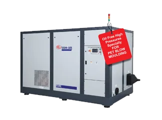 Oil-Free High Pressure Water-Cooled Reciprocating Compressor (40 to 215 HP)