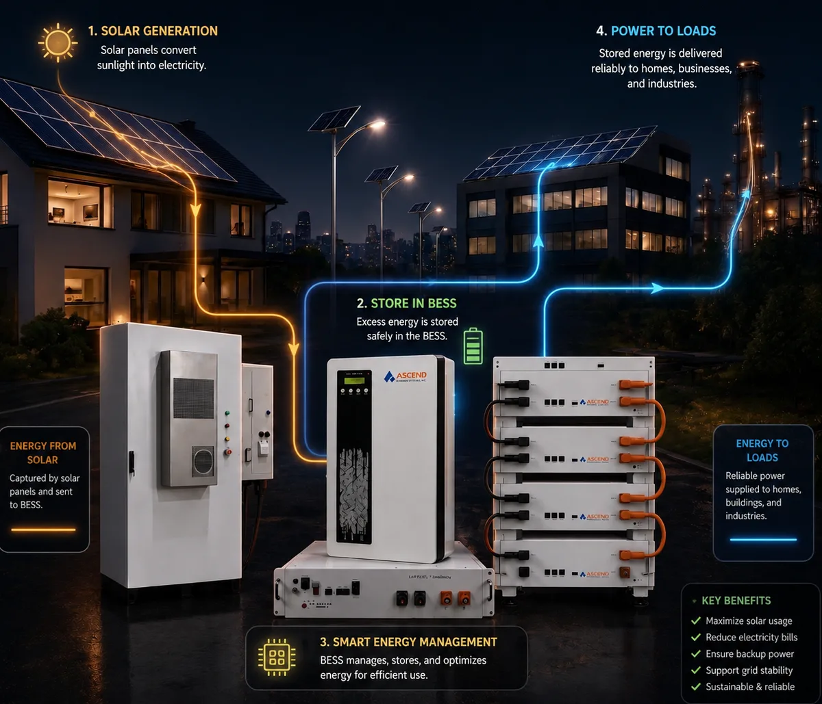 Solar storage batteries (LFP)