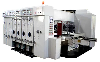 High Speed Automatic Flexo Printing and Slotting Machine