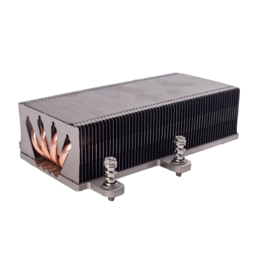 Stacked / zipper fin heatsinks