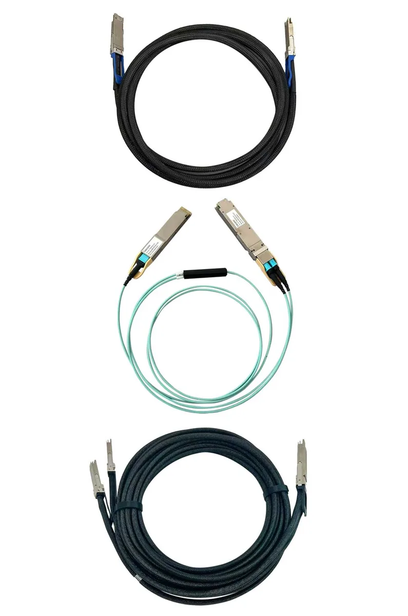 High-speed DAC, ACC, AEC and AOC cable assemblies