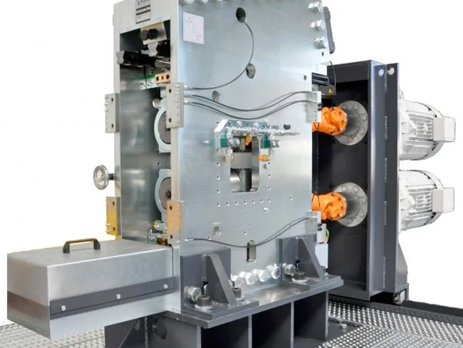 Rectangular copper wire production line