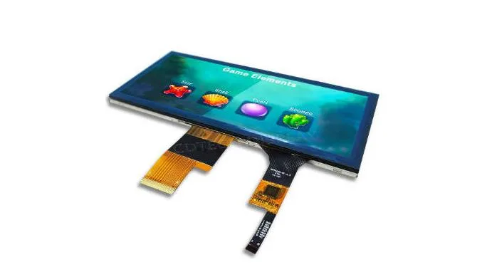 Bar-type (stretched) LCD displays
