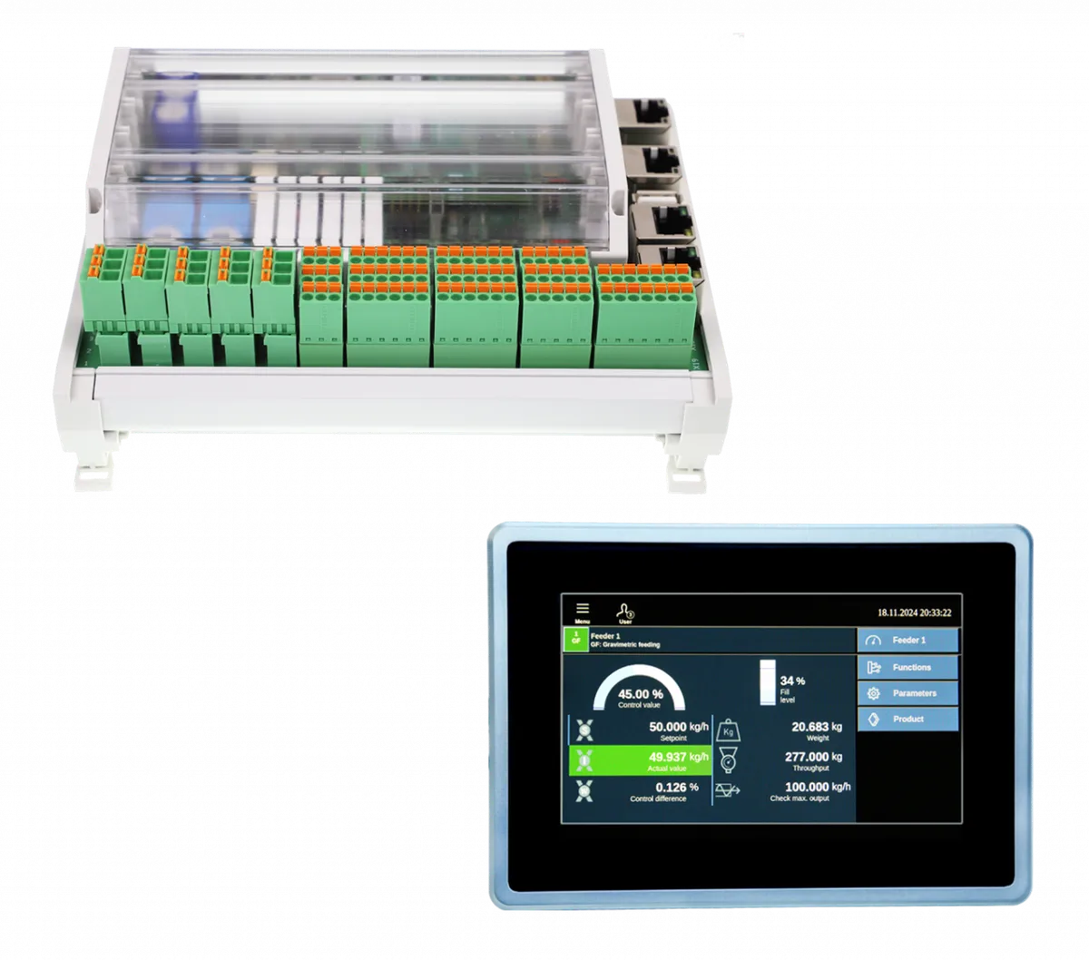 Feeder controls