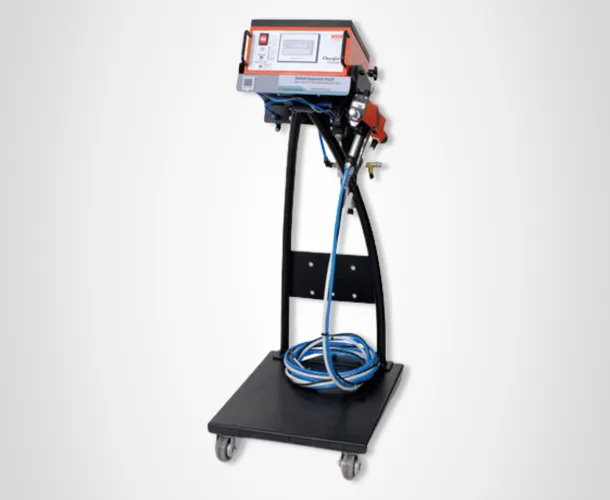 Manual powder coating applicators