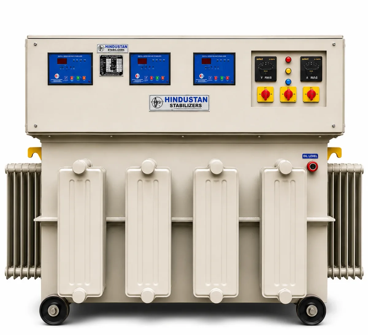 Three Phase Oil Cooled Servo Voltage Stabilizer