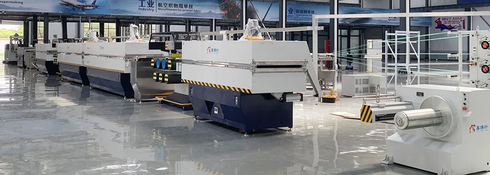 Monofilament extrusion production line