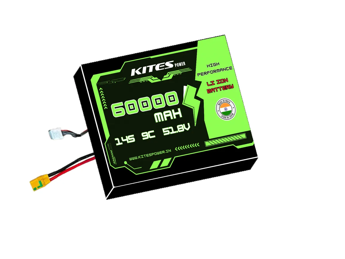 14S Li-ion drone battery packs (21-60 Ah)