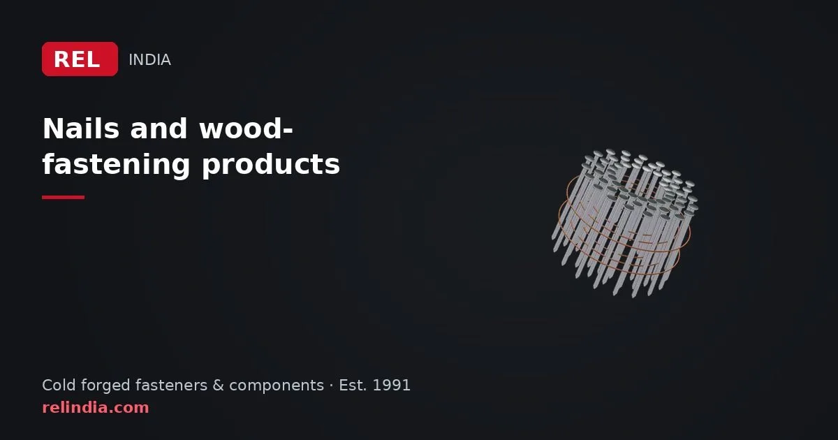Nails and wood-fastening