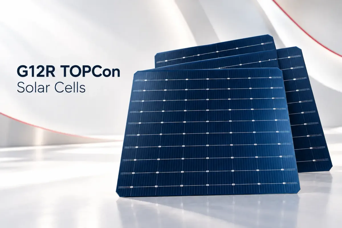 G12R N-Type TOPCon Bifacial Cell