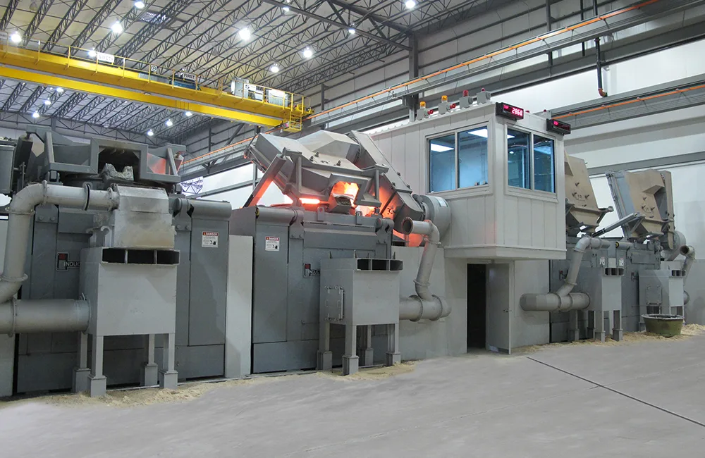 Coreless and channel induction melting, holding and pouring systems