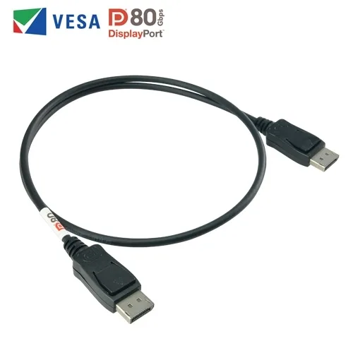 Enhanced DisplayPort 2.1 Cable (DP80 UHBR)