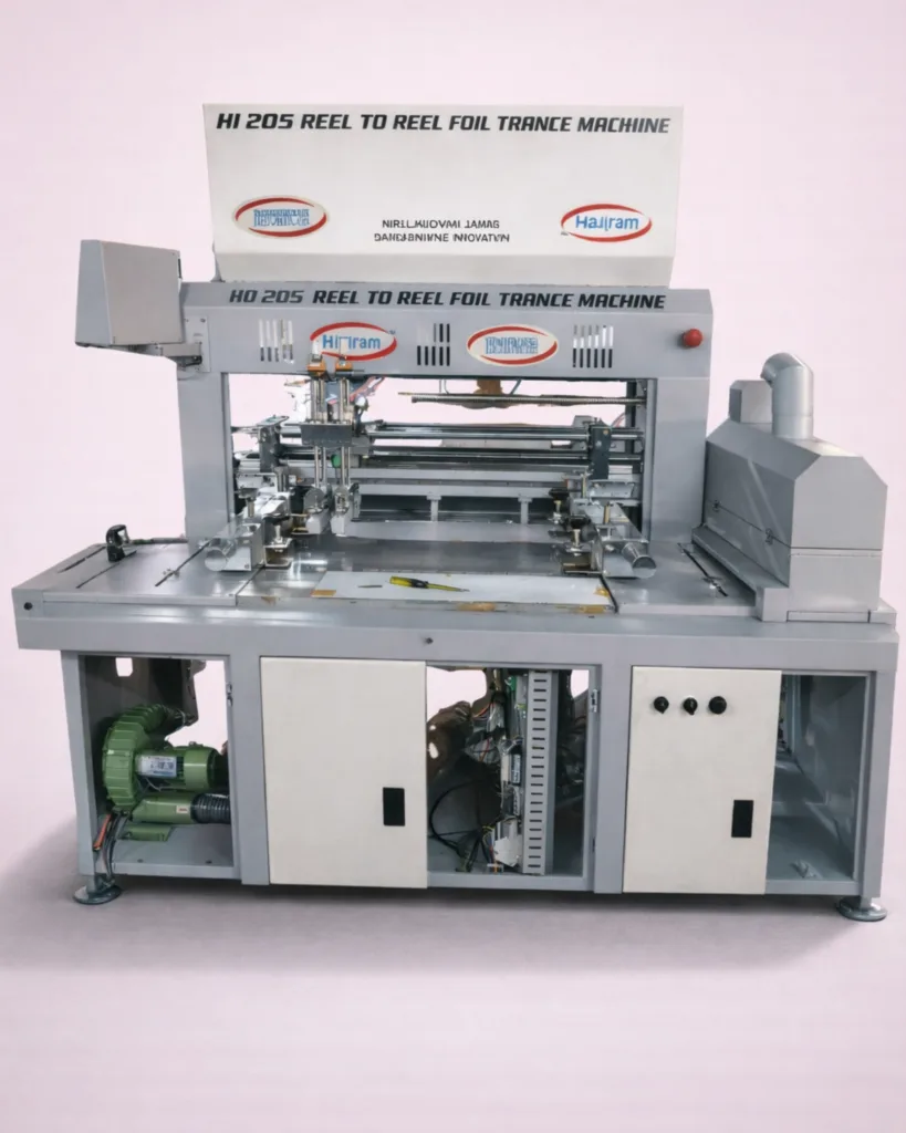 HR 205 Roll to Roll Screen Printing with Foiler