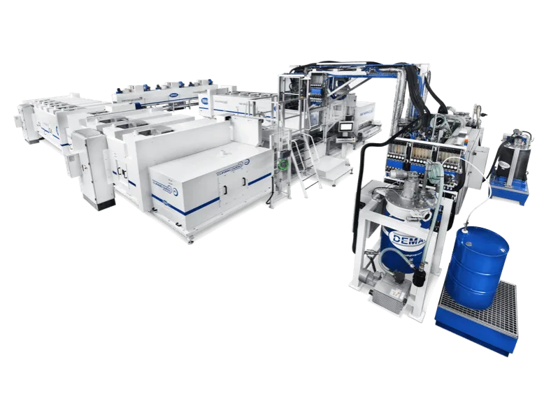 Automatic line for e-motors