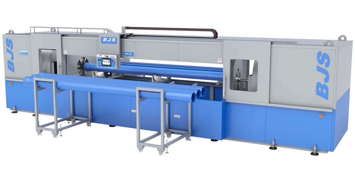 Double Head Automatic Pipe Threading Machine
