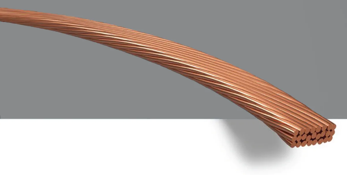 Profiled, served and strain-relief litz wire