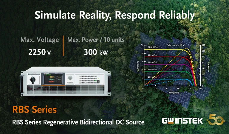RBS Series Regenerative Bidirectional DC Source