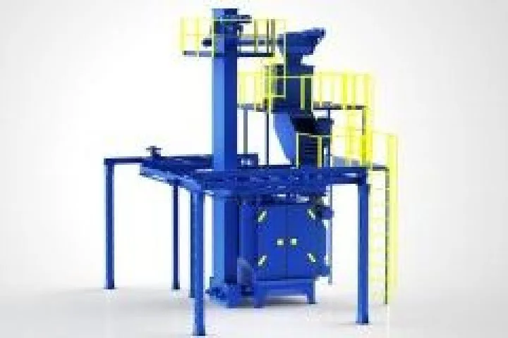 Pitless Hanger Shot Blast Machine