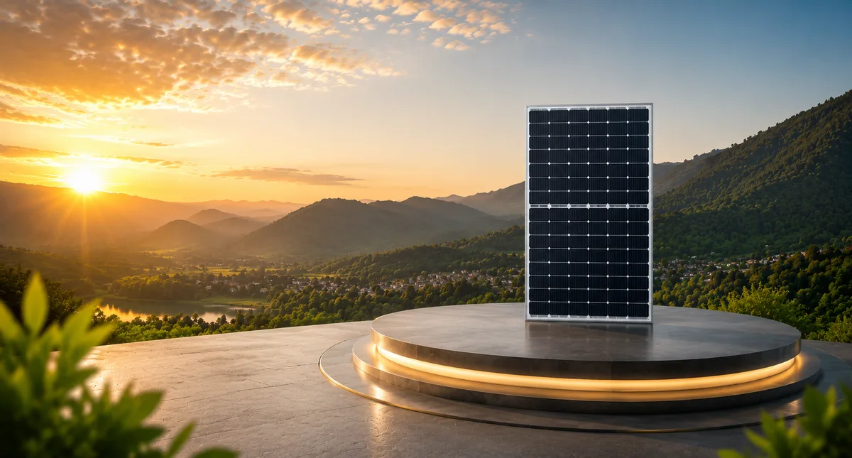 N-Type TOPCon Bifacial Solar Panel