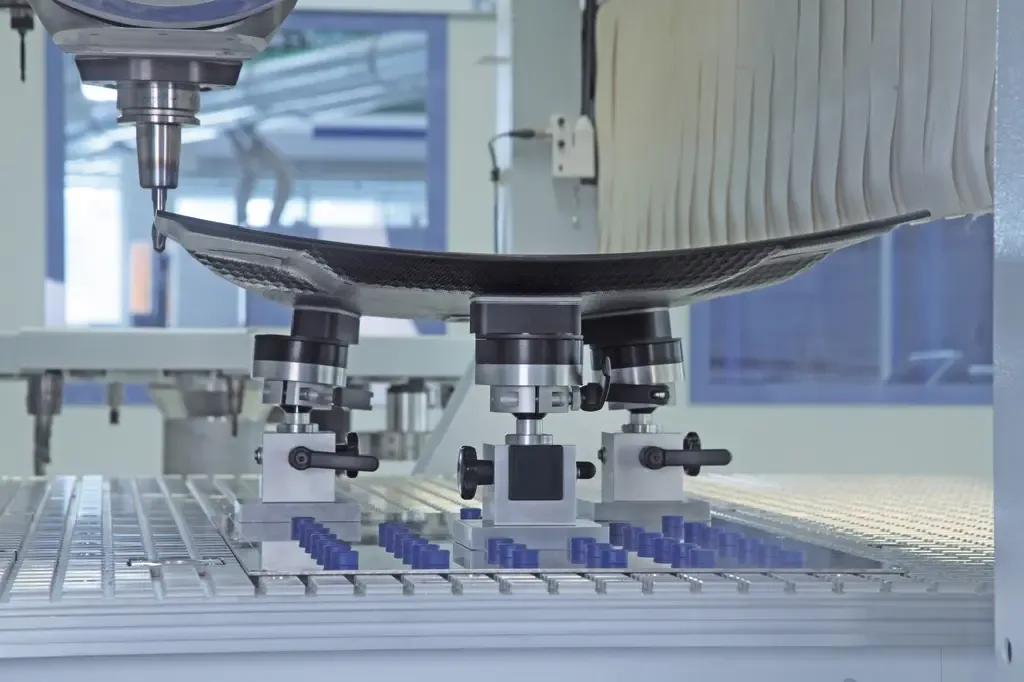 Vacuum clamping technology for freeform surfaces