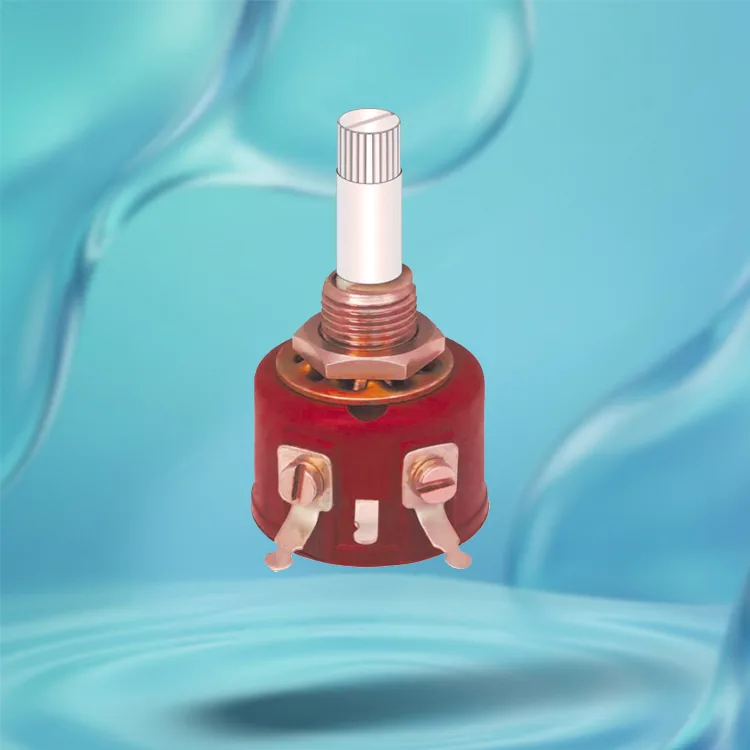Single Turn Wire Wound Potentiometer R.W-1 P (White Plastic Shaft)