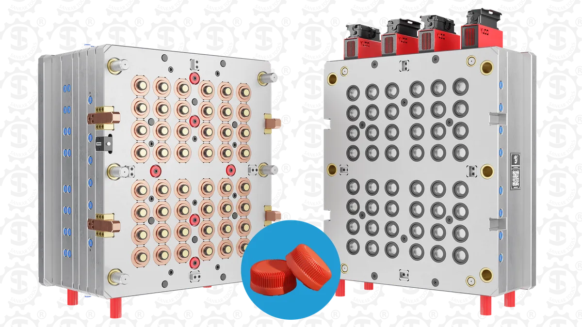 Water Cap and Bubble Top Cap Moulds