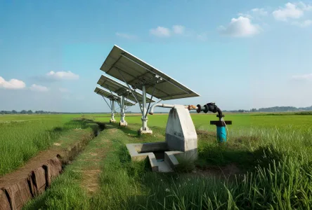 Agricultural pump structure